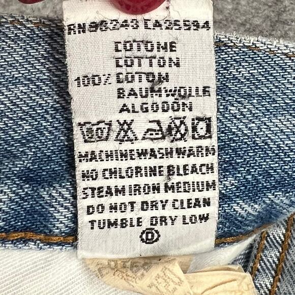 Diesel Y2K Keetar Jeans Mens 32 Blue Denim Button Fly Straight Italy Streetwear - Picture 13 of 16